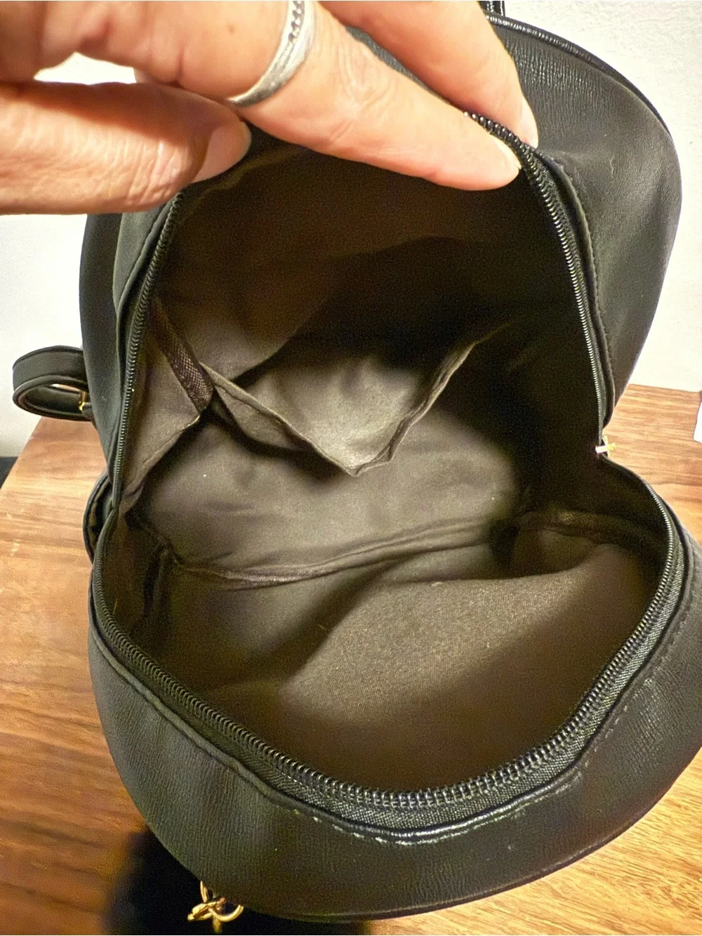 Black Mini Backpack - Sleek Everyday Backpack